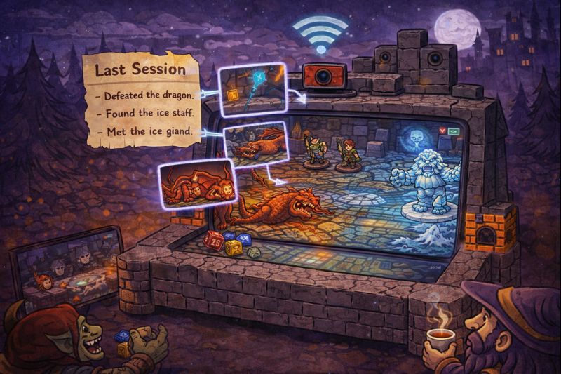 Automatic session notes and campaign memory