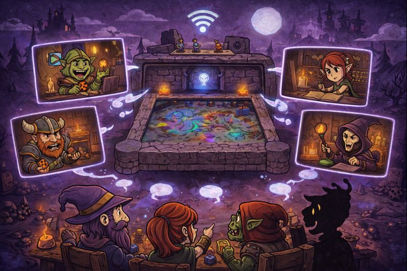 Live sessions with Dungeon Masters on Doungim