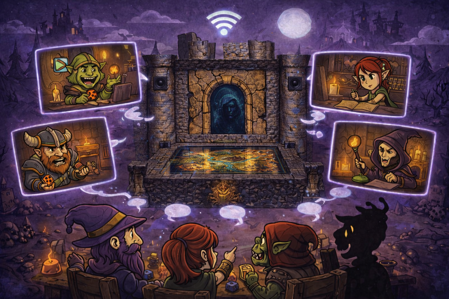 Live sessions with Dungeon Masters on Doungim